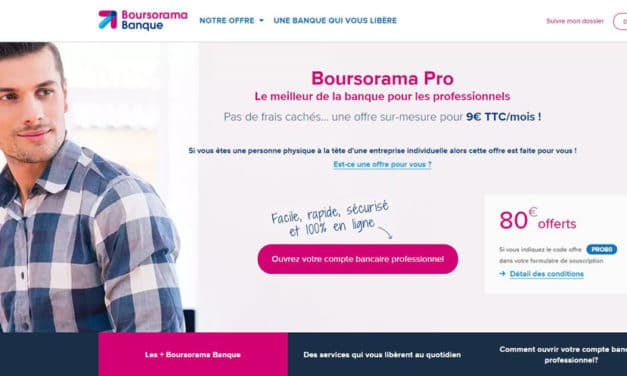 Boursorama PRO : notre avis sur ce compte professionnel en ligne