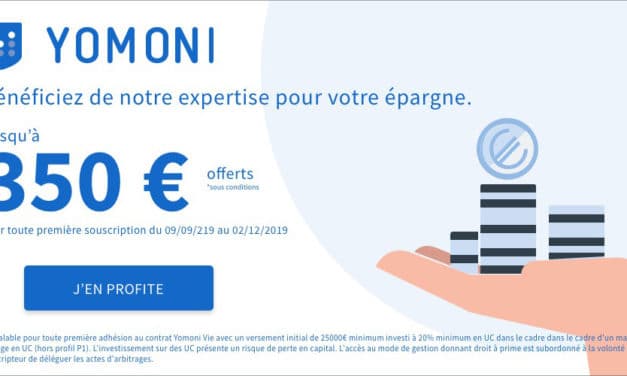 Offre exceptionnelle Yomoni : jusqu’à 350€ offerts