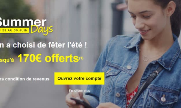 Monabanq offre exceptionnelle : 170€ offerts du 23 au 30 juin 2020