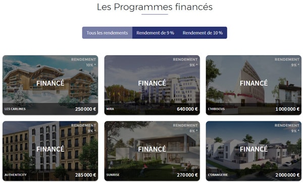 homunity programmes financement participatif immobilier