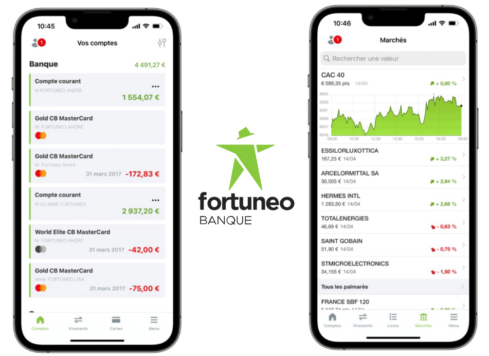 illustration app fortuneo banque