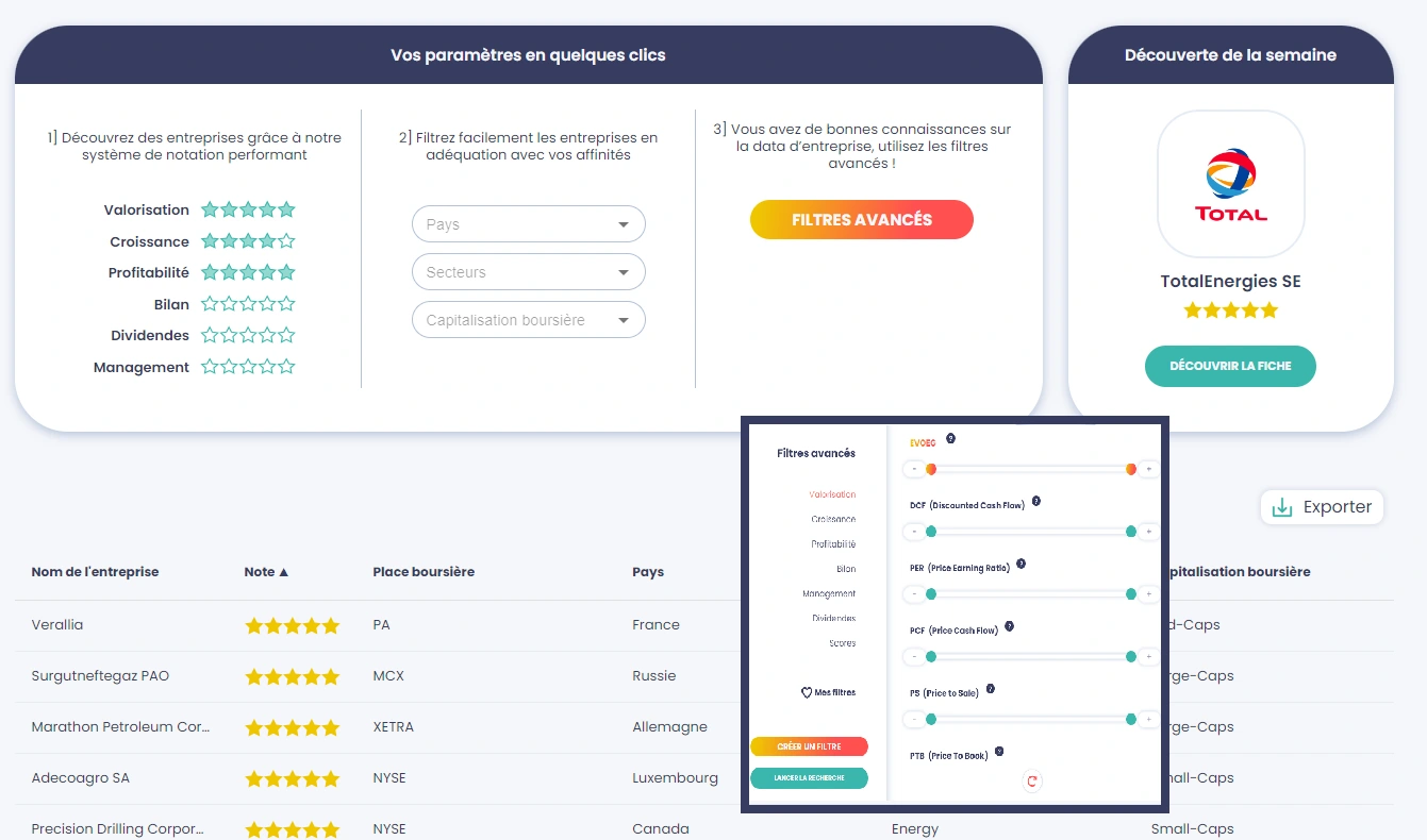 illustration jepargneenligne pour le value investing screener WEbp